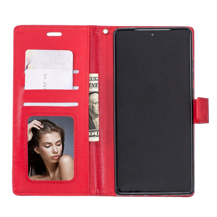 For Samsung Galaxy Note20 Crazy Horse Texture Horizontal Flip Leather Case with Holder & Card Slots & Wallet & Photo Frame