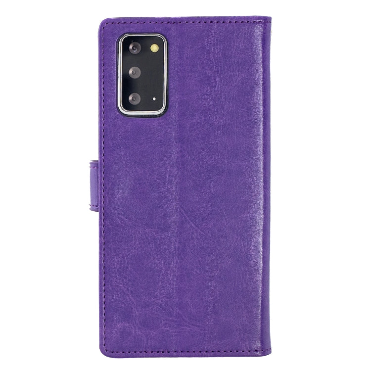 For Samsung Galaxy Note20 Crazy Horse Texture Horizontal Flip Leather Case with Holder & Card Slots & Wallet & Photo Frame