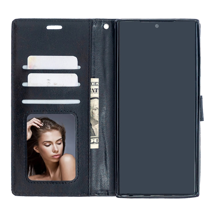For Samsung Galaxy Note20 Ultra Crazy Horse Texture Horizontal Flip Leather Case with Holder & Card Slots & Wallet & Photo Frame