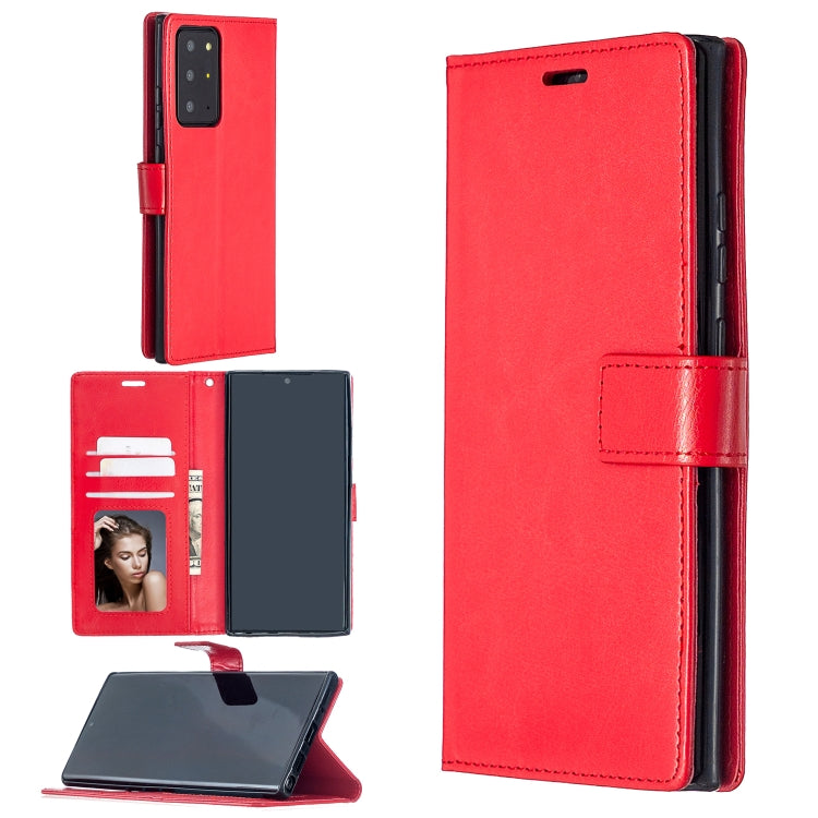 For Samsung Galaxy Note20 Ultra Crazy Horse Texture Horizontal Flip Leather Case with Holder & Card Slots & Wallet & Photo Frame