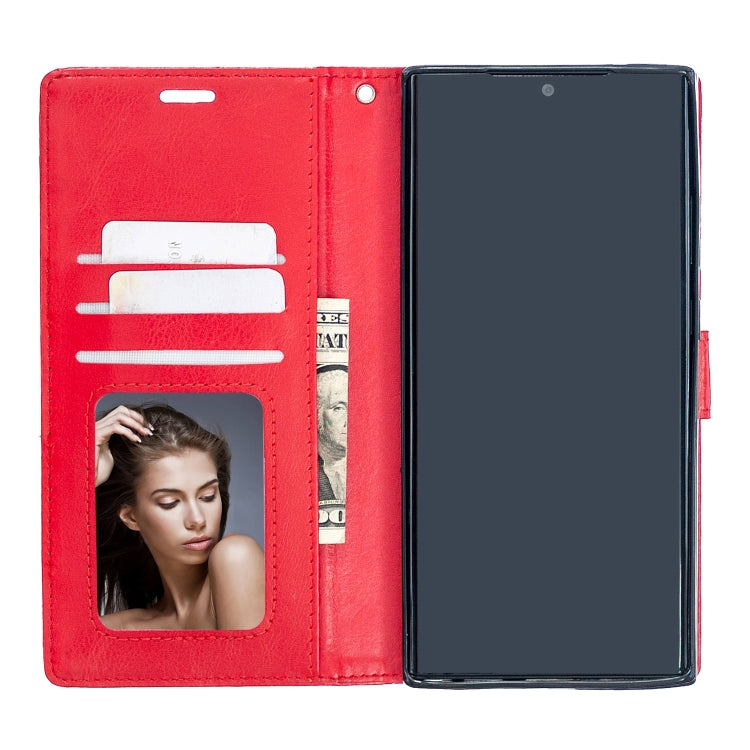 For Samsung Galaxy Note20 Ultra Crazy Horse Texture Horizontal Flip Leather Case with Holder & Card Slots & Wallet & Photo Frame