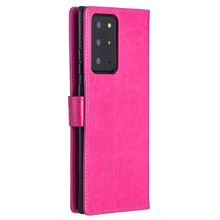 For Samsung Galaxy Note20 Ultra Crazy Horse Texture Horizontal Flip Leather Case with Holder & Card Slots & Wallet & Photo Frame