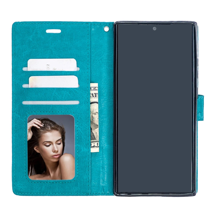 For Samsung Galaxy Note20 Ultra Crazy Horse Texture Horizontal Flip Leather Case with Holder & Card Slots & Wallet & Photo Frame