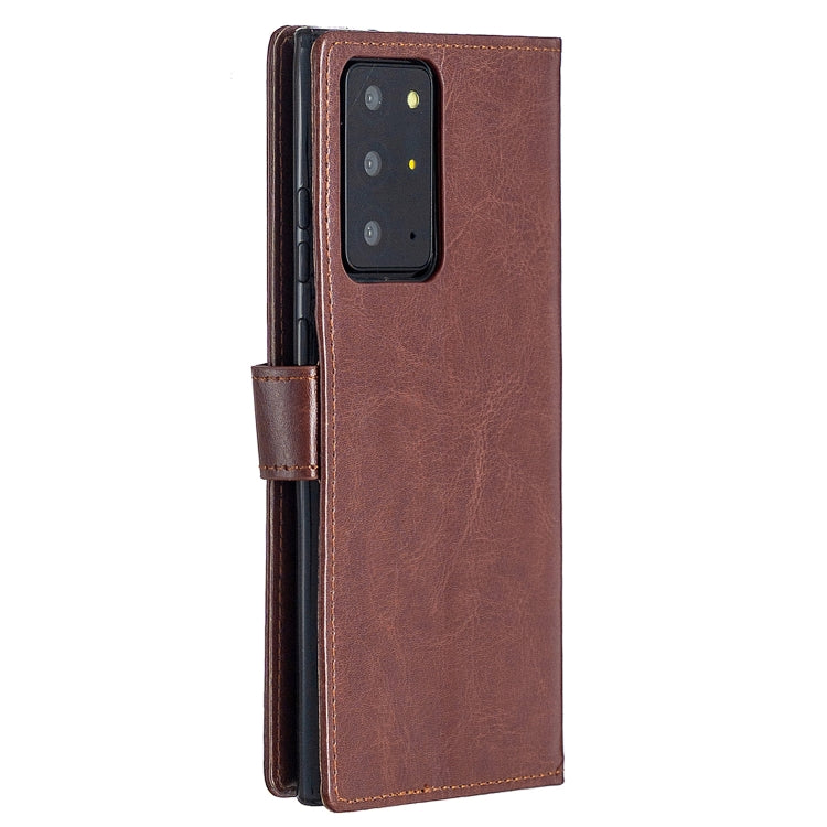 For Samsung Galaxy Note20 Ultra Crazy Horse Texture Horizontal Flip Leather Case with Holder & Card Slots & Wallet & Photo Frame