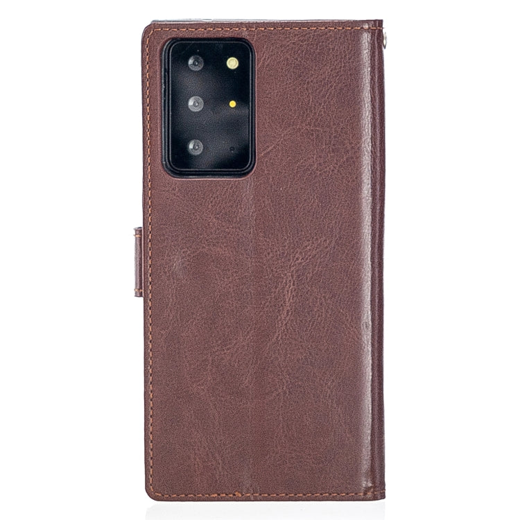 For Samsung Galaxy Note20 Ultra Crazy Horse Texture Horizontal Flip Leather Case with Holder & Card Slots & Wallet & Photo Frame