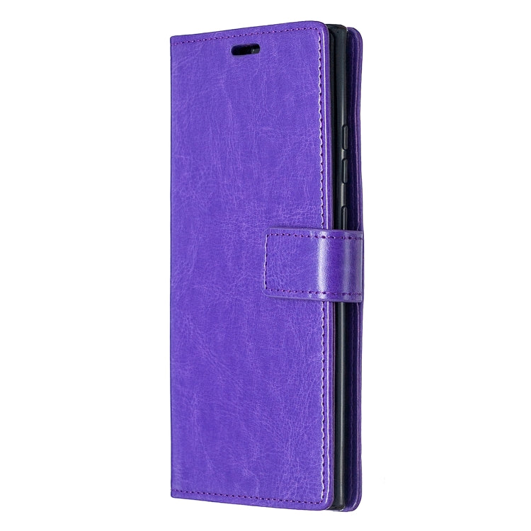 For Samsung Galaxy Note20 Ultra Crazy Horse Texture Horizontal Flip Leather Case with Holder & Card Slots & Wallet & Photo Frame