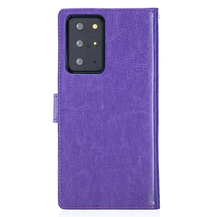 For Samsung Galaxy Note20 Ultra Crazy Horse Texture Horizontal Flip Leather Case with Holder & Card Slots & Wallet & Photo Frame
