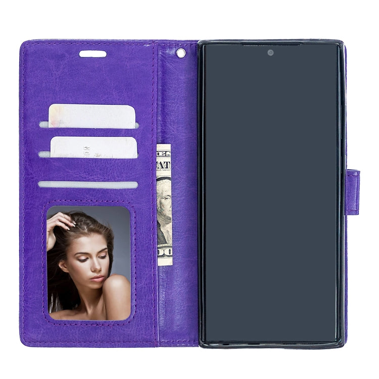 For Samsung Galaxy Note20 Ultra Crazy Horse Texture Horizontal Flip Leather Case with Holder & Card Slots & Wallet & Photo Frame