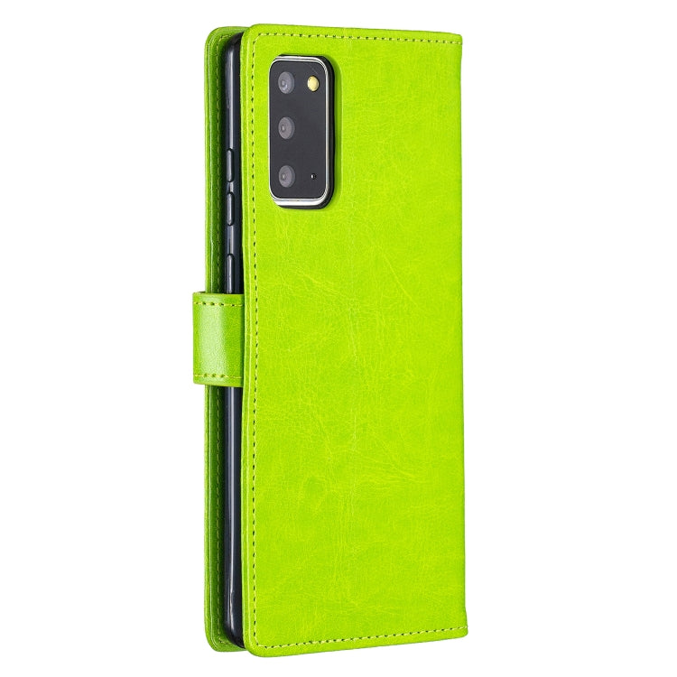 For Samsung Galaxy Note20 Ultra Crazy Horse Texture Horizontal Flip Leather Case with Holder & Card Slots & Wallet & Photo Frame
