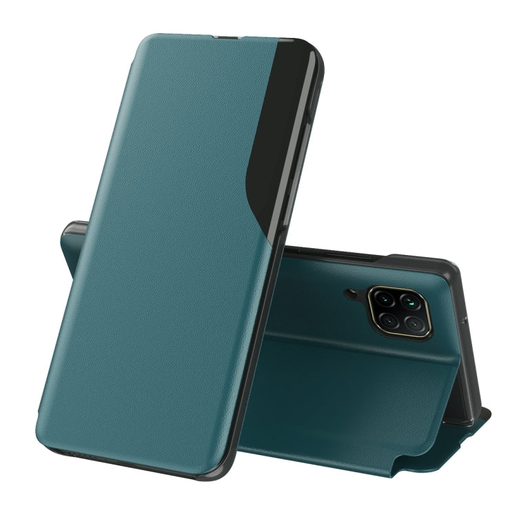 For Samsung Galaxy A42 Attraction Flip Holder Leather Phone Case