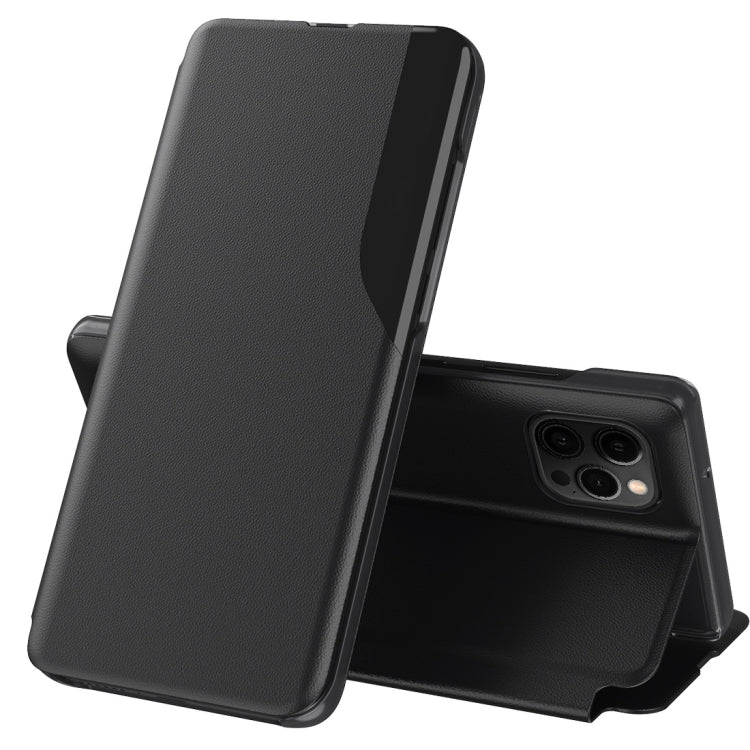 For iPhone 12 Pro Max Attraction Flip Holder Leather Phone Case