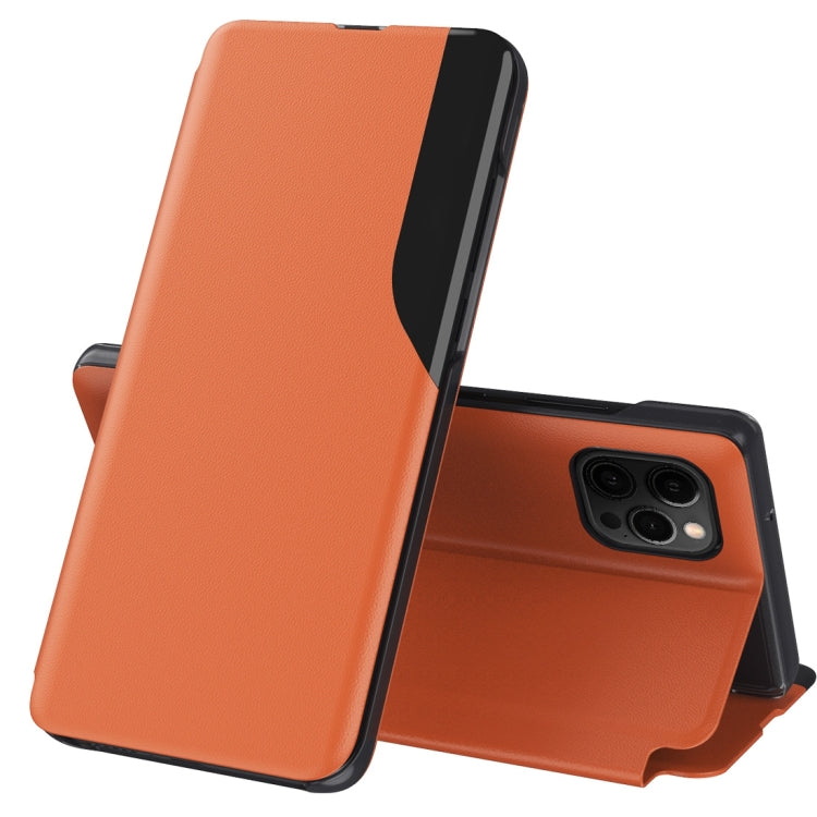 For iPhone 12 Pro Max Attraction Flip Holder Leather Phone Case