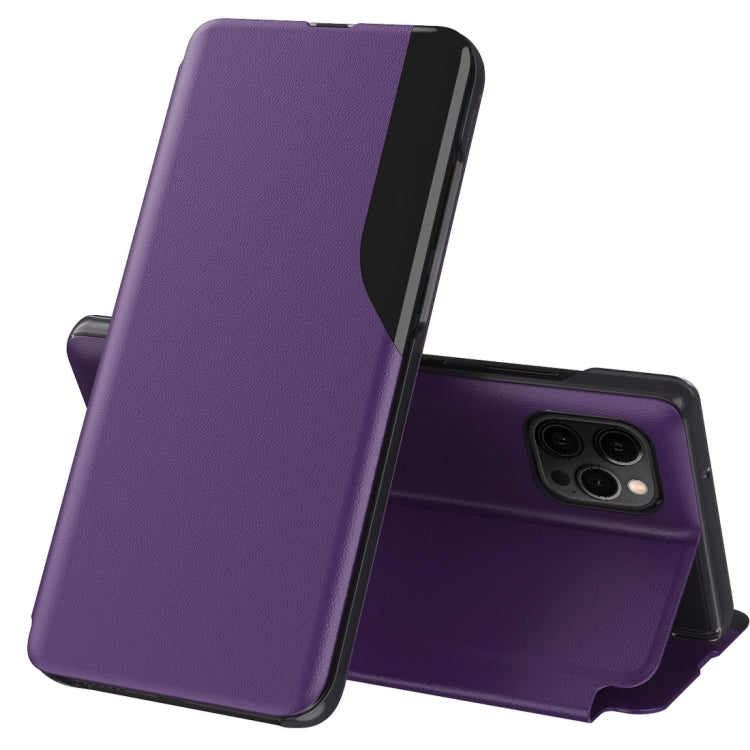 For iPhone 12 Pro Max Attraction Flip Holder Leather Phone Case