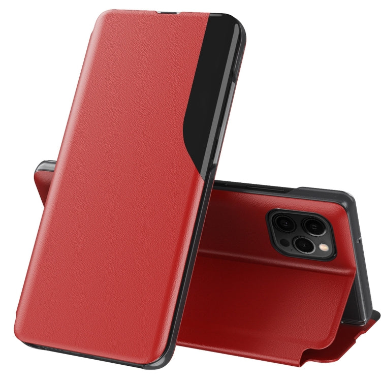 For iPhone 12 Pro Max Attraction Flip Holder Leather Phone Case