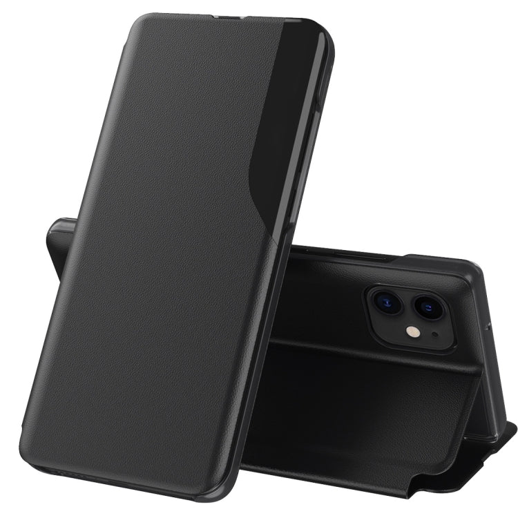 For iPhone 12 / 12 Pro Attraction Flip Holder Leather Phone Case