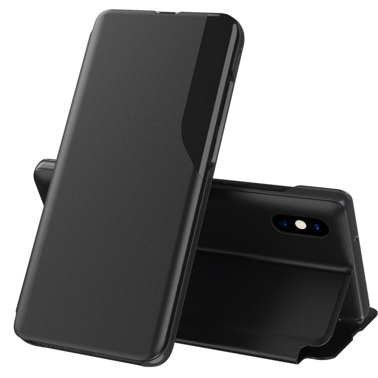 For iPhone X / XS Attraction Flip Holder Leather Phone Case