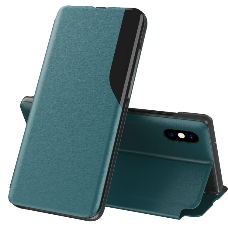 For iPhone X / XS Attraction Flip Holder Leather Phone Case