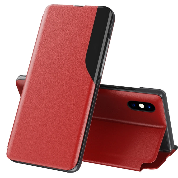 For iPhone X / XS Attraction Flip Holder Leather Phone Case