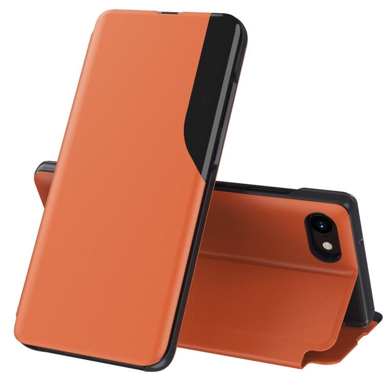 For iPhone SE 2022 / SE 2020 / 8 / 7 / 6 & 6s Attraction Flip Holder Leather Phone Case