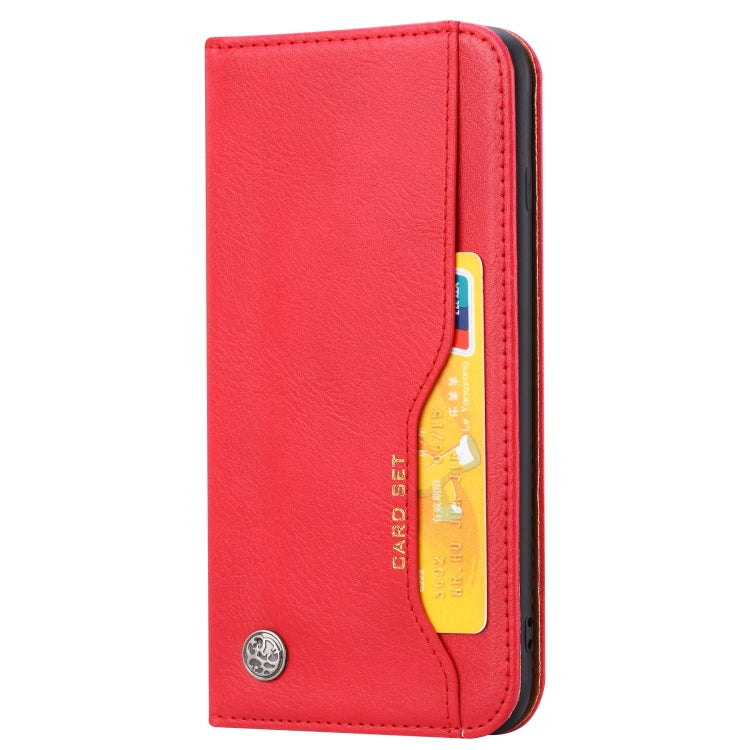 Knead Skin Texture Horizontal Flip Leather Case for iPhone 6 Plus / 7 Plus / 8 Plus, with Photo Frame & Holder & Card Slots & Wallet