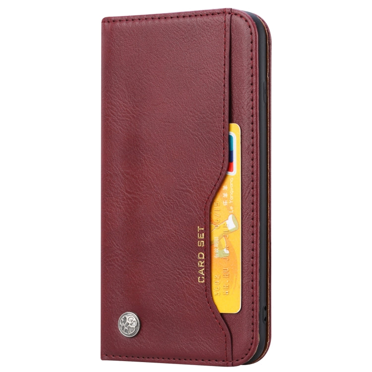 Knead Skin Texture Horizontal Flip Leather Case for iPhone 6 Plus / 7 Plus / 8 Plus, with Photo Frame & Holder & Card Slots & Wallet