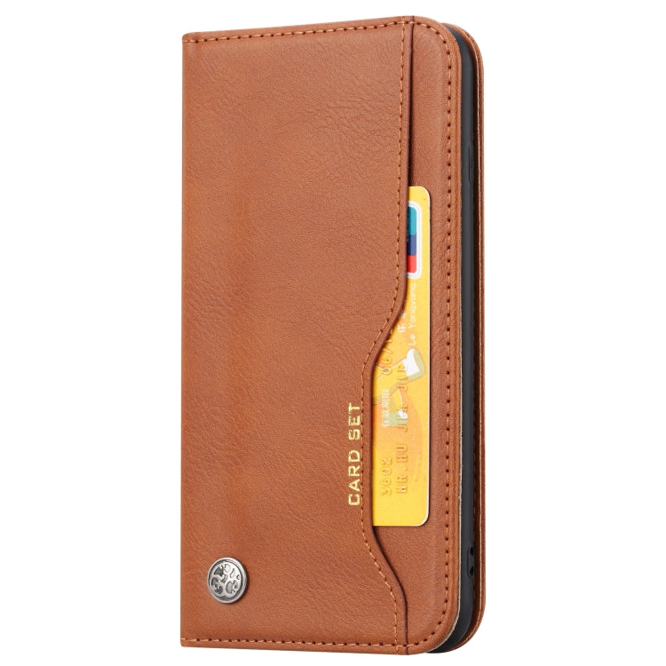 Knead Skin Texture Horizontal Flip Leather Case for iPhone 6 Plus / 7 Plus / 8 Plus, with Photo Frame & Holder & Card Slots & Wallet