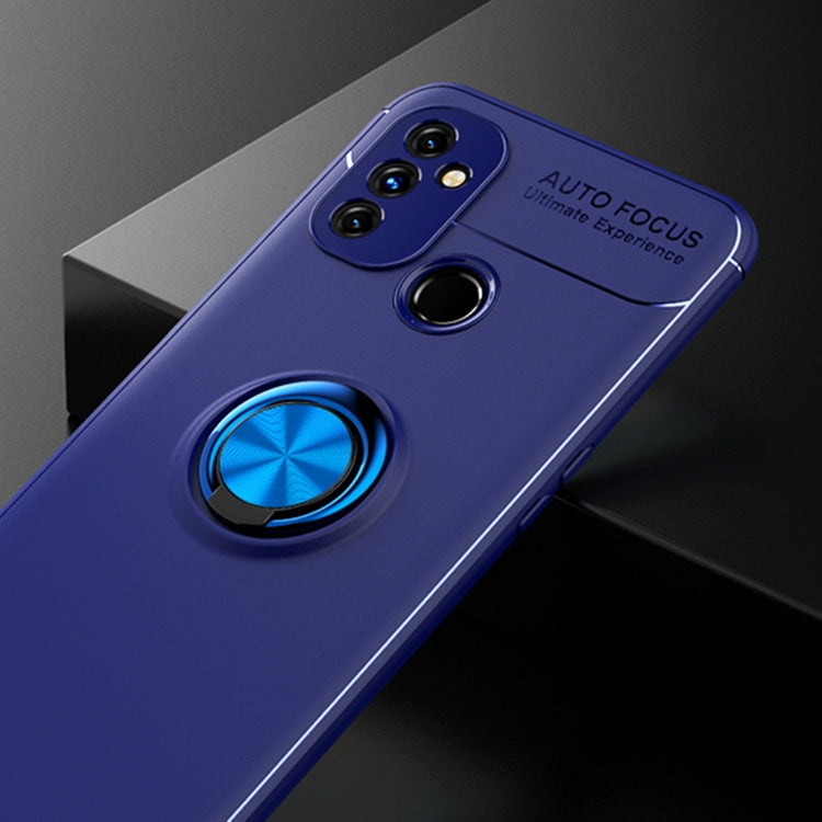 For OnePlus N100 Metal Ring Holder 360 Degree Rotating TPU Case