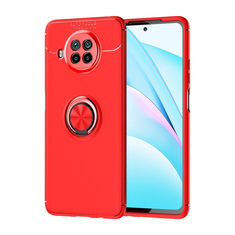 For Xiaomi Mi 10T Lite Metal Ring Holder 360 Degree Rotating TPU Case