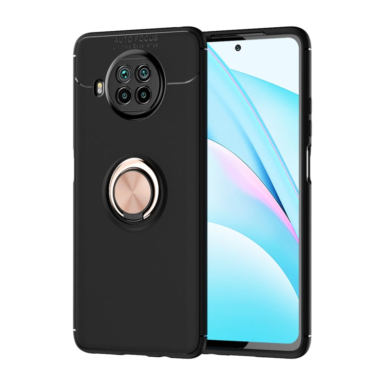 For Xiaomi Mi 10T Lite Metal Ring Holder 360 Degree Rotating TPU Case