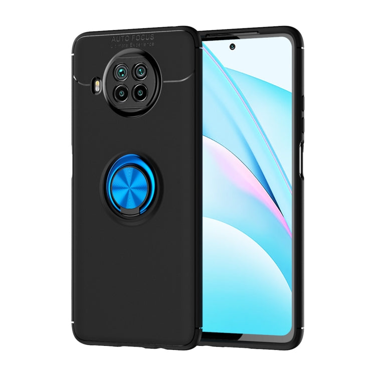 For Xiaomi Mi 10T Lite Metal Ring Holder 360 Degree Rotating TPU Case
