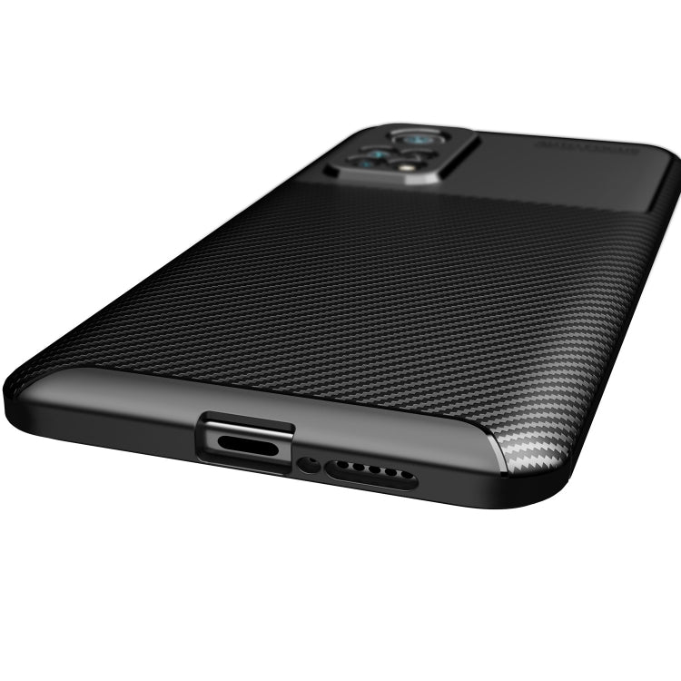 For Xiaomi Mi 10T Carbon Fiber Texture Shockproof TPU Case