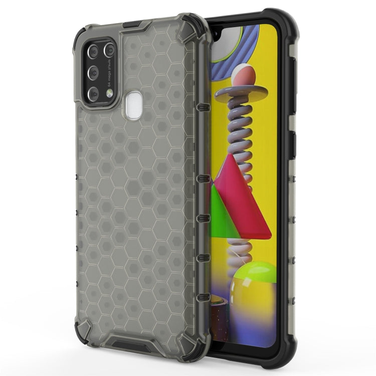 For Samsung Galaxy M31 Shockproof Honeycomb PC + TPU Case