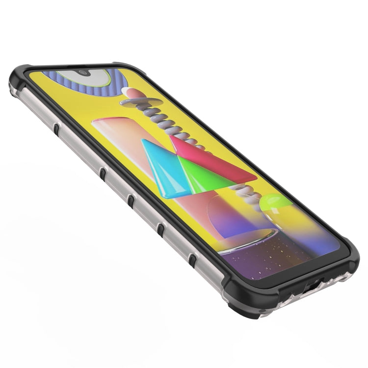 For Samsung Galaxy M31 Shockproof Honeycomb PC + TPU Case