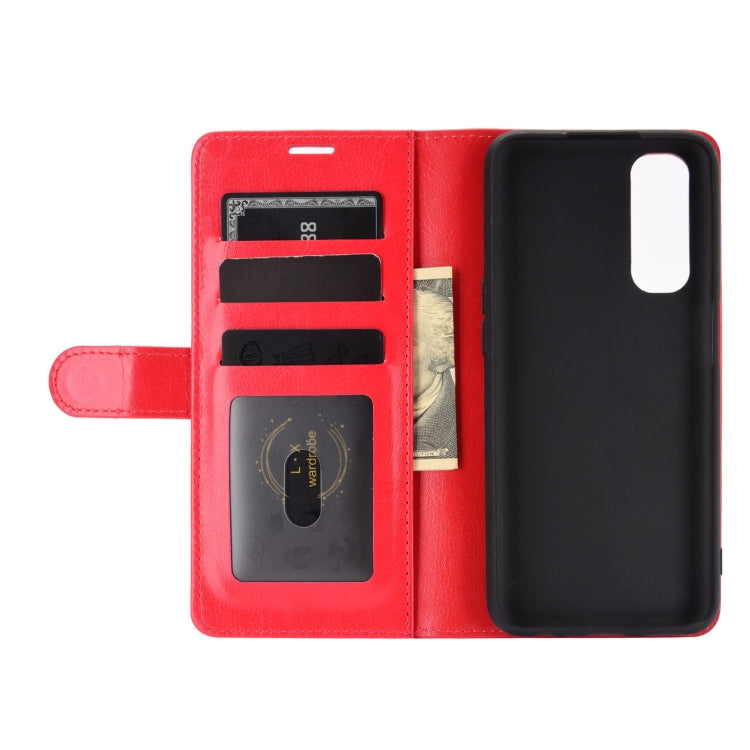 For OPPO Realme 7 R64 Texture Single Horizontal Flip Protective Case with Holder & Card Slots & Wallet& Photo Frame