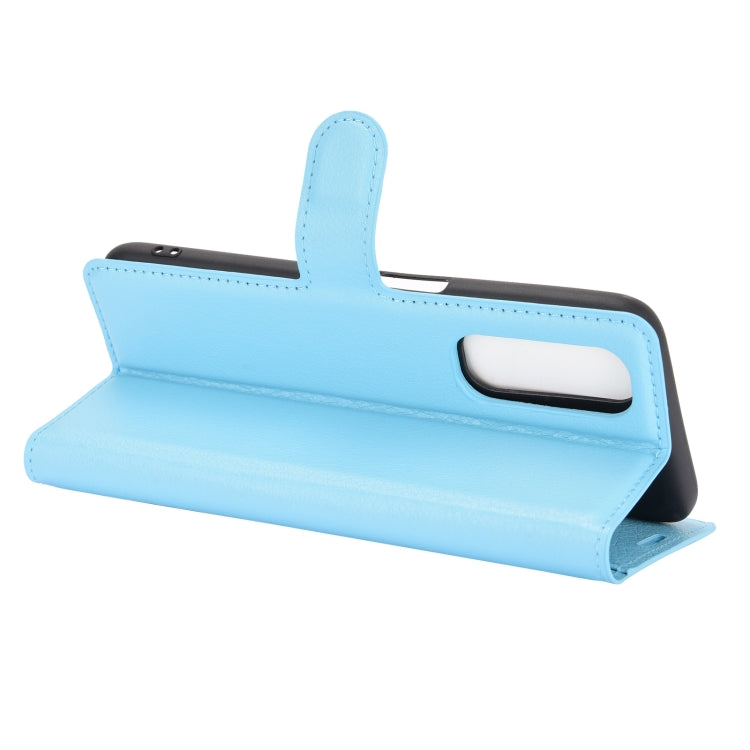 For OPPO Realme 7 Litchi Texture Horizontal Flip Protective Case with Holder & Card Slots & Wallet