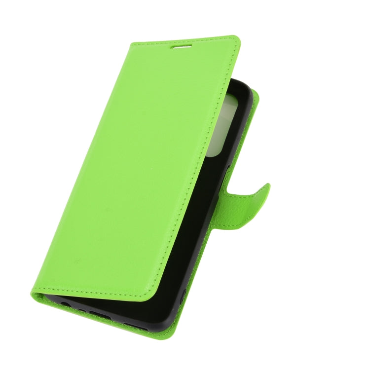 For OPPO Realme 7 Litchi Texture Horizontal Flip Protective Case with Holder & Card Slots & Wallet