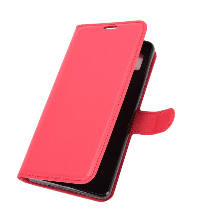 For ZTE Blade L210 Litchi Texture Horizontal Flip Protective Case with Holder & Card Slots & Wallet