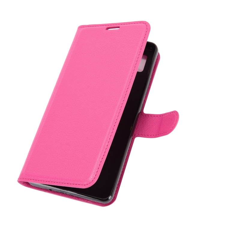 For ZTE Blade L210 Litchi Texture Horizontal Flip Protective Case with Holder & Card Slots & Wallet