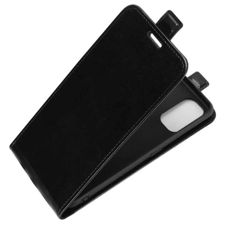 For OPPO Realme 7 Pro R64 Texture Single Vertical Flip Leather Protective Case with Card Slots & Photo Frame