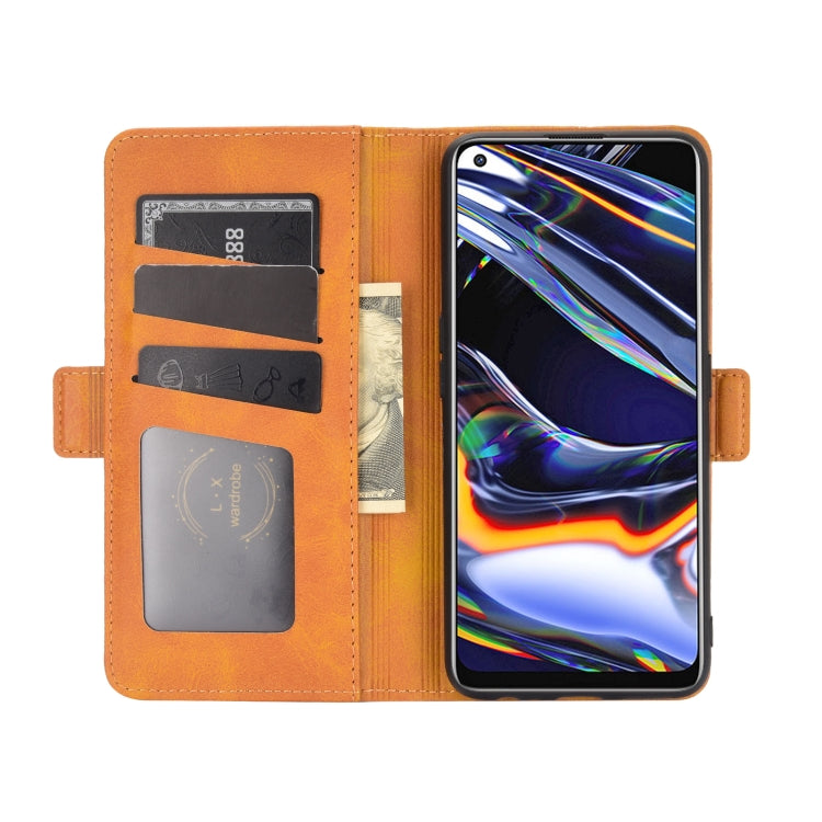 For OPPO Realme 7 Pro Dual-side Magnetic Buckle Horizontal Flip Leather Case with Holder & Card Slots & Wallet