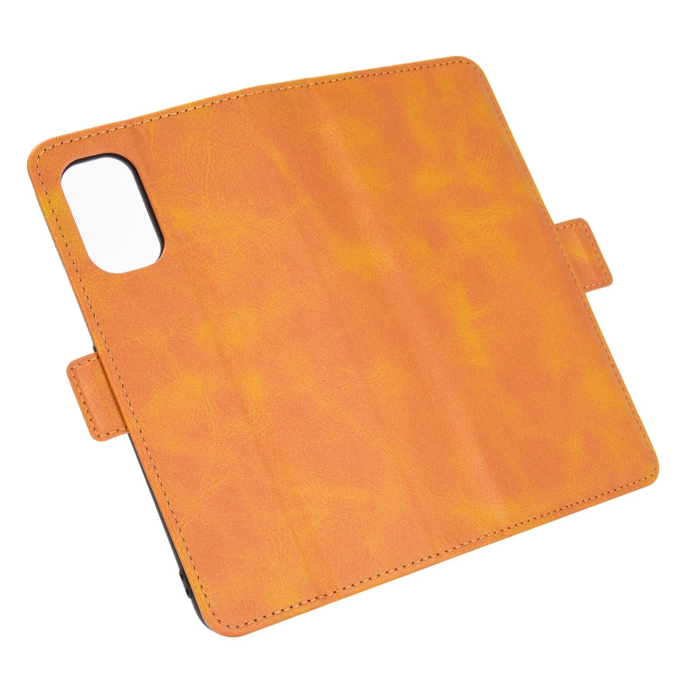 For OPPO Realme 7 Pro Dual-side Magnetic Buckle Horizontal Flip Leather Case with Holder & Card Slots & Wallet