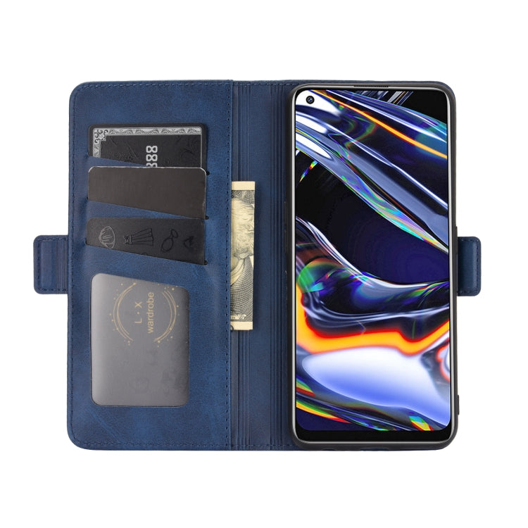 For OPPO Realme 7 Pro Dual-side Magnetic Buckle Horizontal Flip Leather Case with Holder & Card Slots & Wallet