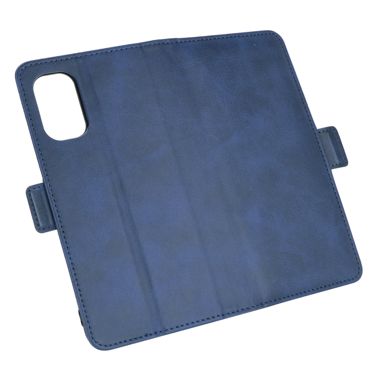 For OPPO Realme 7 Pro Dual-side Magnetic Buckle Horizontal Flip Leather Case with Holder & Card Slots & Wallet