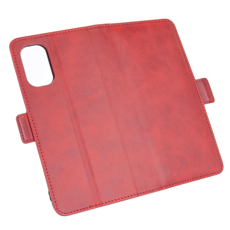 For OPPO Realme 7 Pro Dual-side Magnetic Buckle Horizontal Flip Leather Case with Holder & Card Slots & Wallet