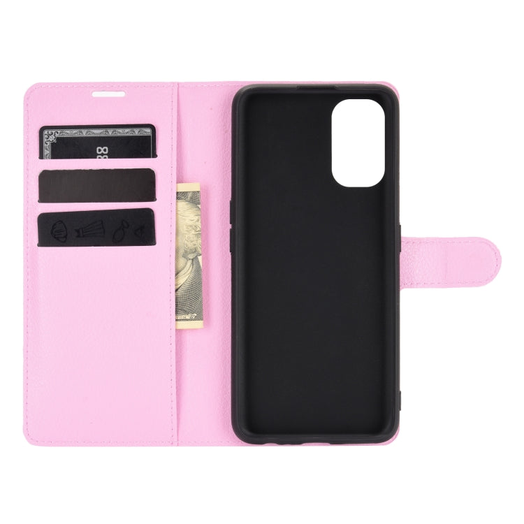 For OPPO Realme 7 Pro Litchi Texture Horizontal Flip Protective Case with Holder & Card Slots & Wallet