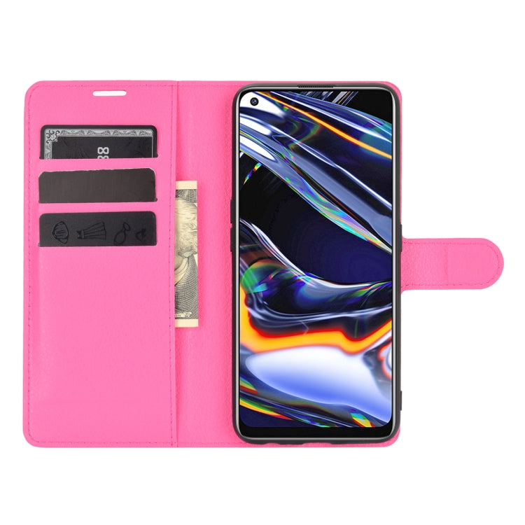 For OPPO Realme 7 Pro Litchi Texture Horizontal Flip Protective Case with Holder & Card Slots & Wallet
