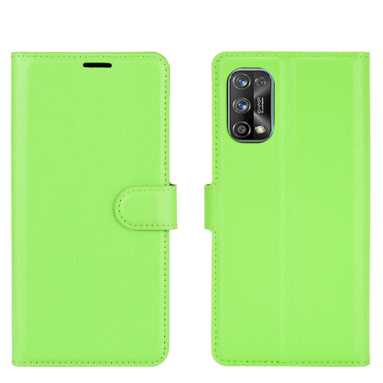 For OPPO Realme 7 Pro Litchi Texture Horizontal Flip Protective Case with Holder & Card Slots & Wallet