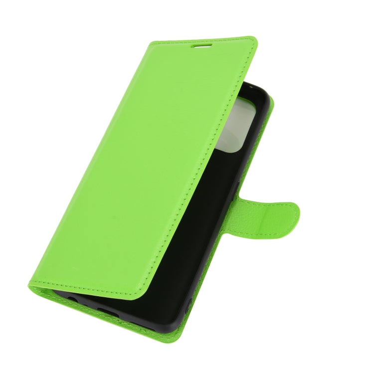 For OPPO Realme 7 Pro Litchi Texture Horizontal Flip Protective Case with Holder & Card Slots & Wallet