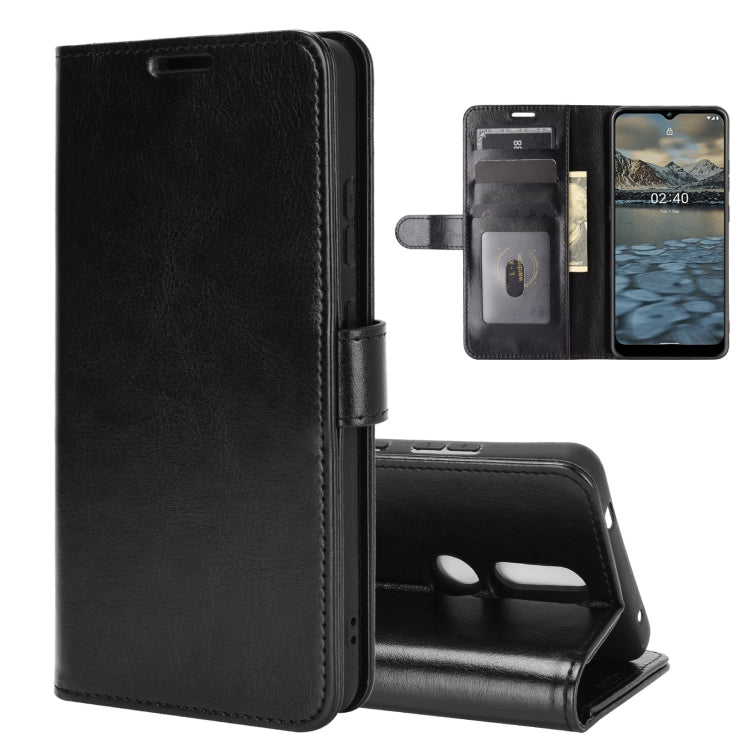For Nokia 2.4 R64 Texture Single Horizontal Flip Protective Case with Holder & Card Slots & Wallet& Photo Frame
