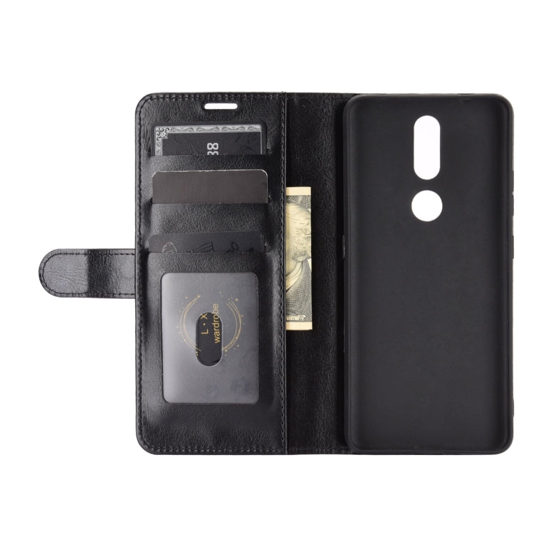 For Nokia 2.4 R64 Texture Single Horizontal Flip Protective Case with Holder & Card Slots & Wallet& Photo Frame